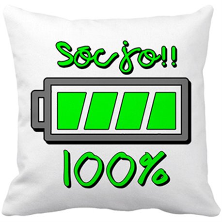 Cojín con relleno Sóc jo al cent per cent