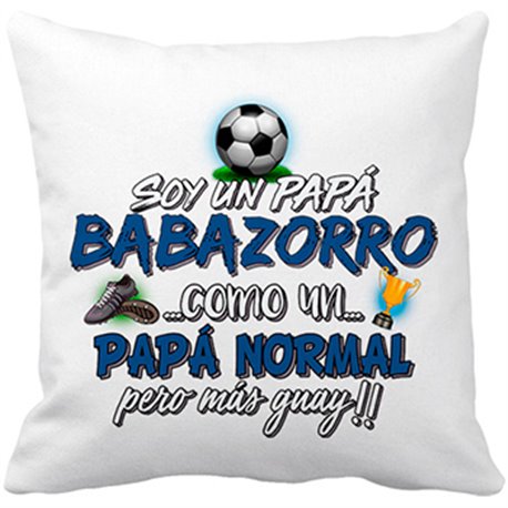 Cojín con relleno soy un papá Babazorro como un papá normal pero más guay