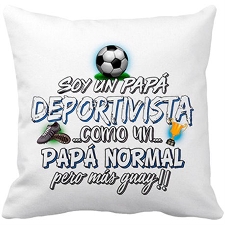 Cojín con relleno soy un papá Deportivista como un papá normal pero más guay