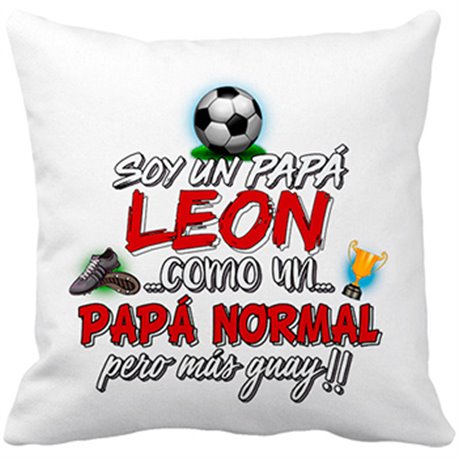 Cojín con relleno soy un papá León como un papá normal pero más guay
