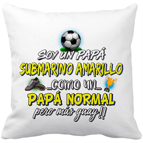 Cojín con relleno soy un papá Submarino Amarillo como un papá normal pero más guay