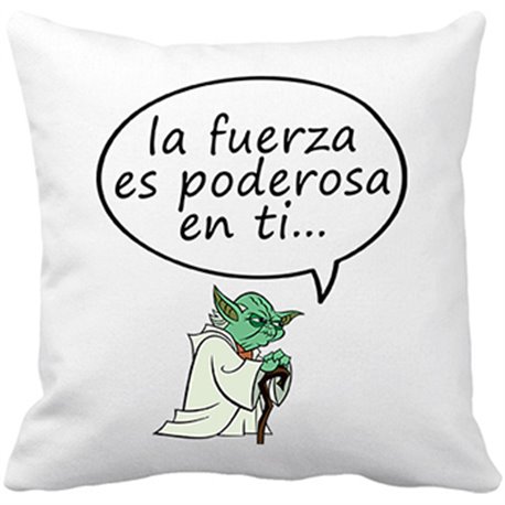 Cojín con relleno Star Wars La fuerza es poderosa en ti