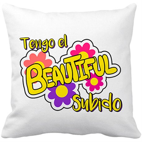 Cojín con relleno Tengo el Beautiful subido