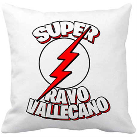 Cojín con relleno Super Rayo Vallecano