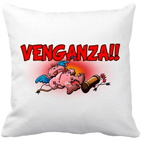 Cojín con relleno Venganza San Valentín