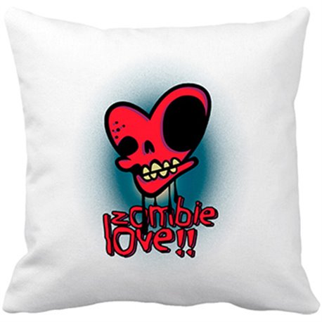 Cojín con relleno Zombie Love