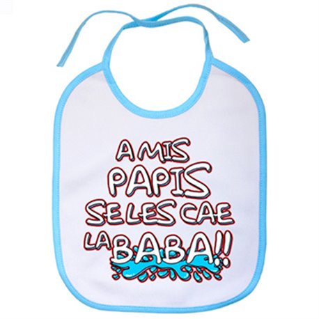 Babero A mis papas se les cae la baba