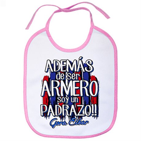 Babero además de ser Armero soy un padrazo Eibar fútbol