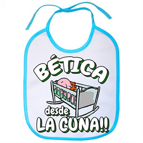 Babero Bética Betis fútbol desde la cuna