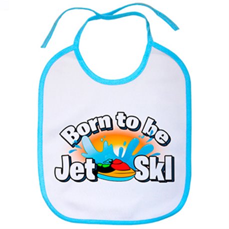 Babero Born To Be Jet Ski dibujo