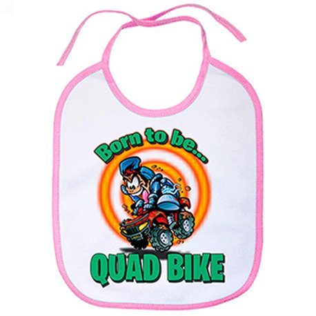 Babero Born To Be Quad Bike