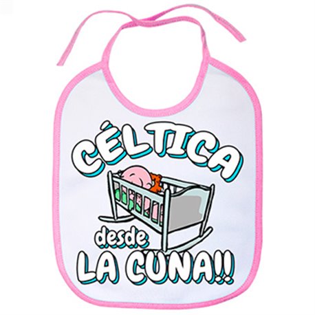 Babero Céltica desde la cuna Celta Vigo fútbol