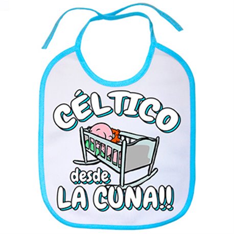 Babero Céltico desde la cuna Celta Vigo fútbol