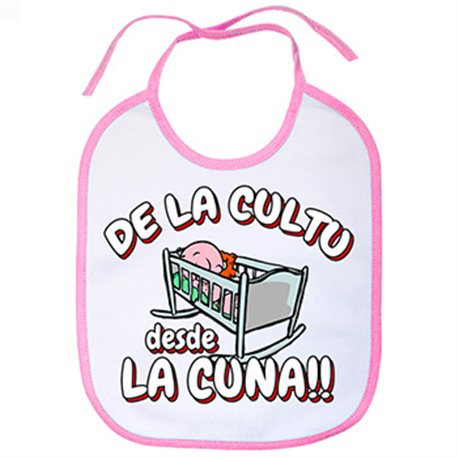 Babero De la cultu desde la cuna Cultural Leonesa fútbol