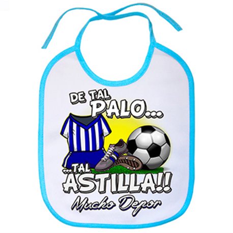 Babero De tal palo tal astilla Depor fútbol