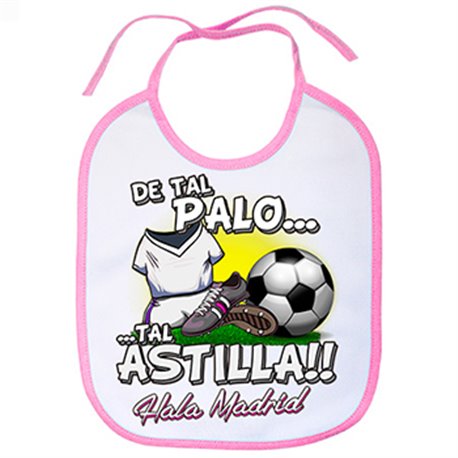 Babero De tal palo tal astilla Madrid fútbol