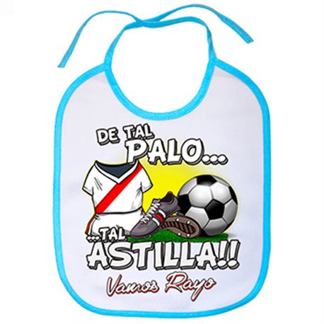 Babero De tal palo tal astilla Rayo Vallecano fútbol