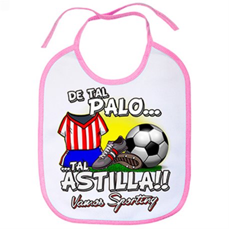 Babero De tal palo tal astilla Sporting fútbol