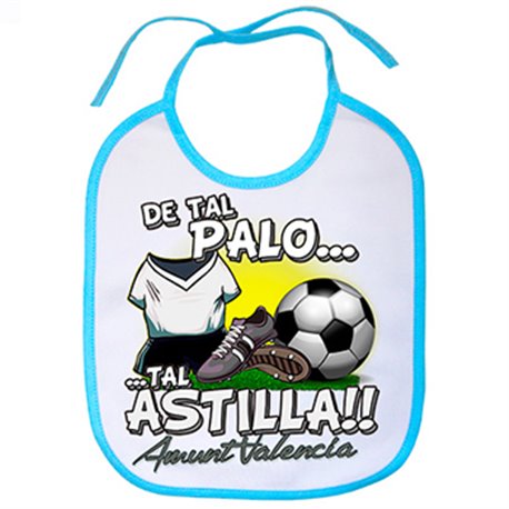 Babero De tal palo tal astilla Valencia fútbol