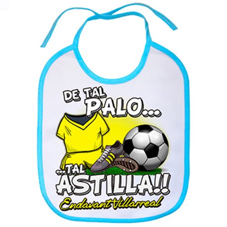 Babero De tal palo tal astilla Villarreal fútbol