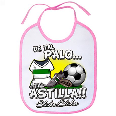 Babero de tal palo tal astilla Elche fútbol