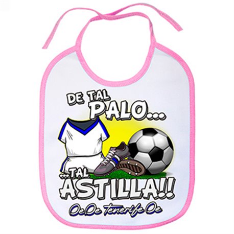 Babero de tal palo tal astilla Tenerife fútbol