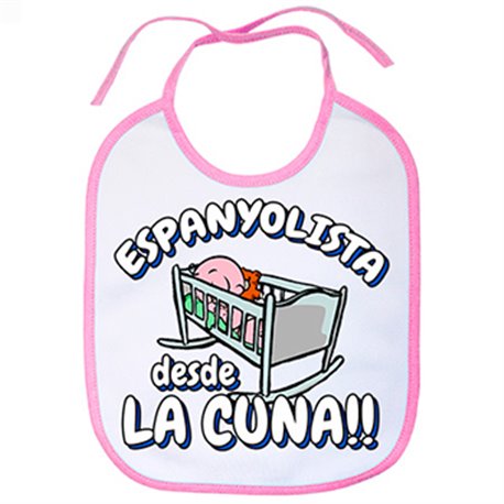 Babero Espanyolista Perico desde la cuna Espanyol fútbol