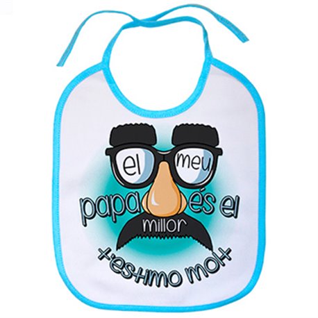 Babero El meu papa és el millor