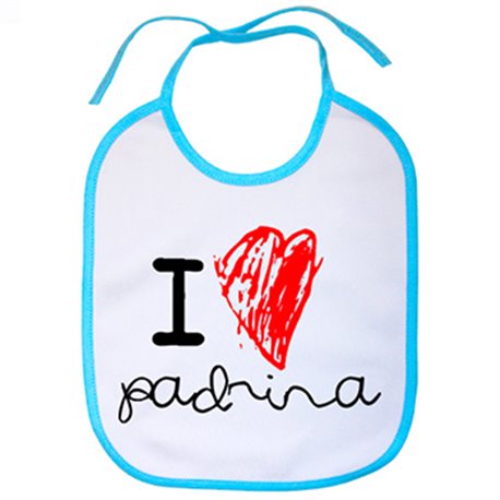 Babero I Love padrina