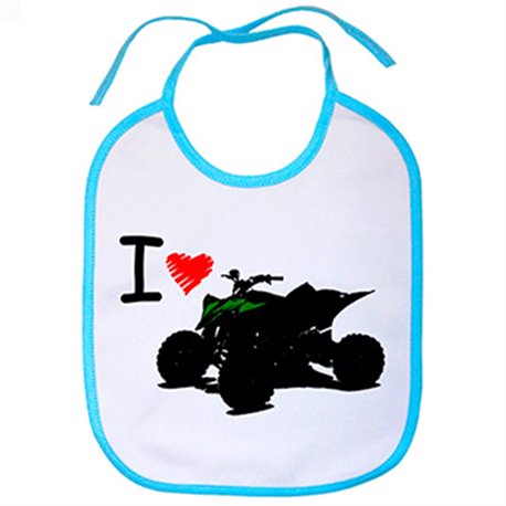 Babero I Love My Quad