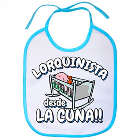 Babero Lorquinista desde la cuna Lorca fútbol