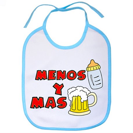 Babero Menos bibi y más birra