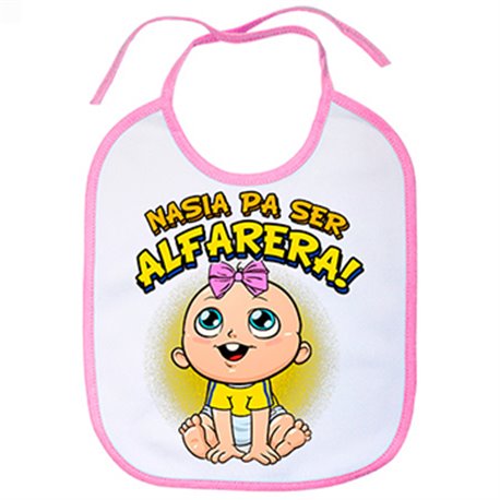 Babero nacida para ser Alfarera Alcorcón fútbol