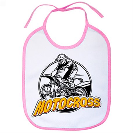 Babero Motocross gas a tope en carrera