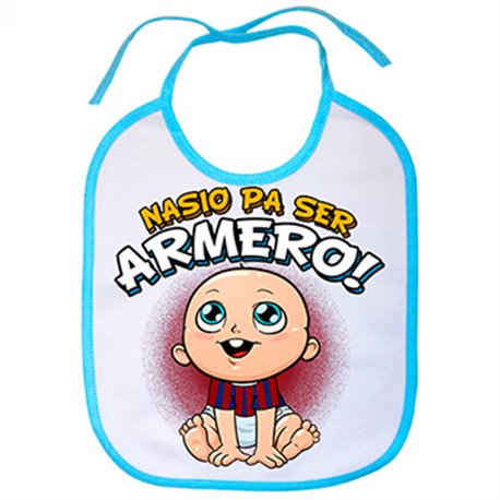 Babero nacido para ser Armero Eibar fútbol