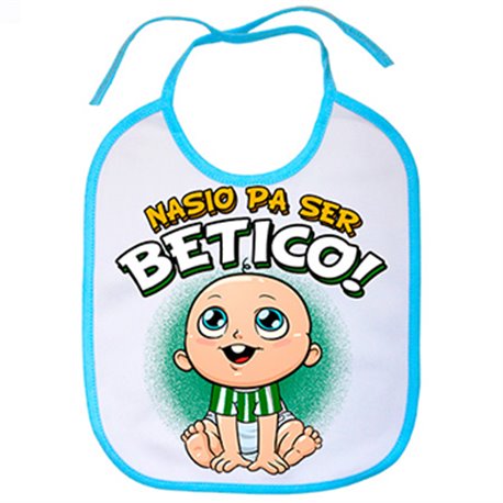 Babero nacido para ser bético Betis fútbol