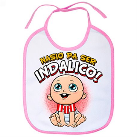 Babero nacido para ser Indálico fútbol