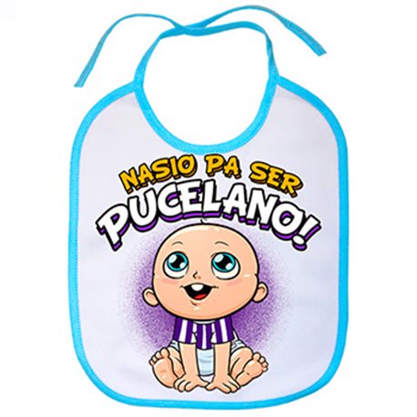 Babero nacido para ser Pucelano Valladolid fútbol