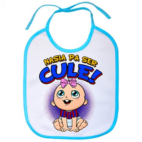 Babero nacida para ser Culé Barcelona fútbol