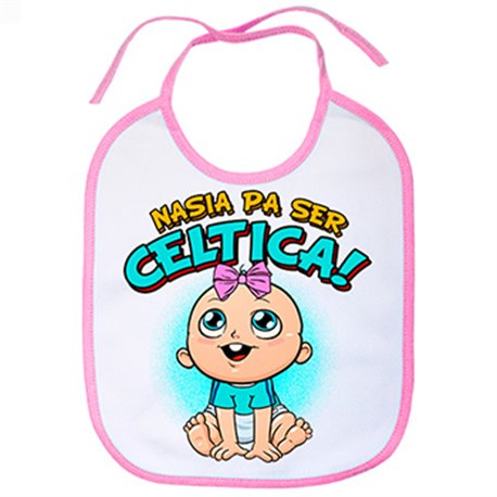 Babero nacida para ser Céltica Celta fútbol