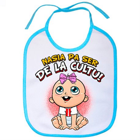 Babero nacida para ser de la Cultu Leonesa fútbol