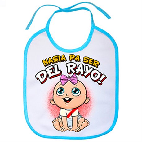 Babero nacida para ser del Rayo fútbol