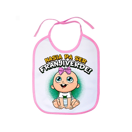 Babero nacida para ser Franjiverde Elche fútbol