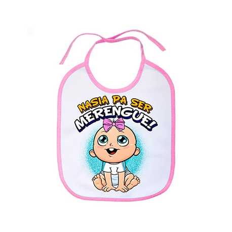 Babero nacida para ser Merengue Madrid fútbol