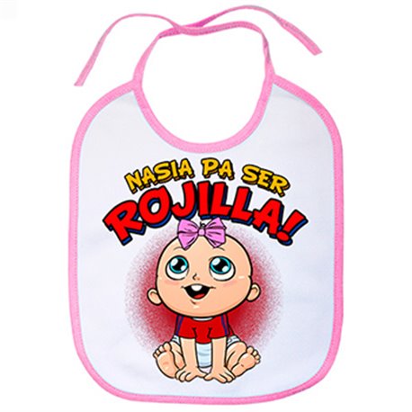 Babero nacida para ser Rojilla Osasuna fútbol