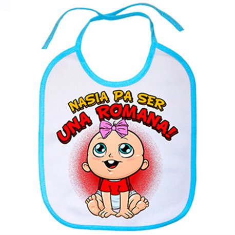 Babero nacida para ser una Romana Tarragona fútbol