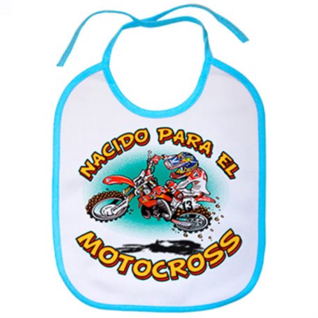 Babero nacido para el Motocross