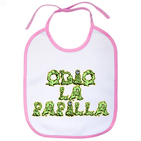 Babero Odio la papilla
