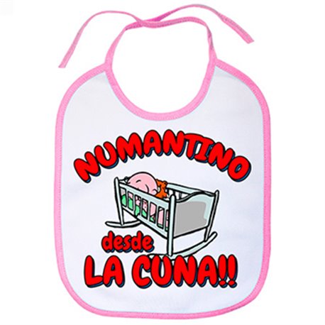 Babero Numantino desde la cuna Numancia fútbol