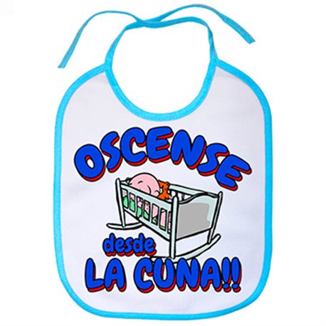 Babero Oscense desde la cuna Huesca fútbol